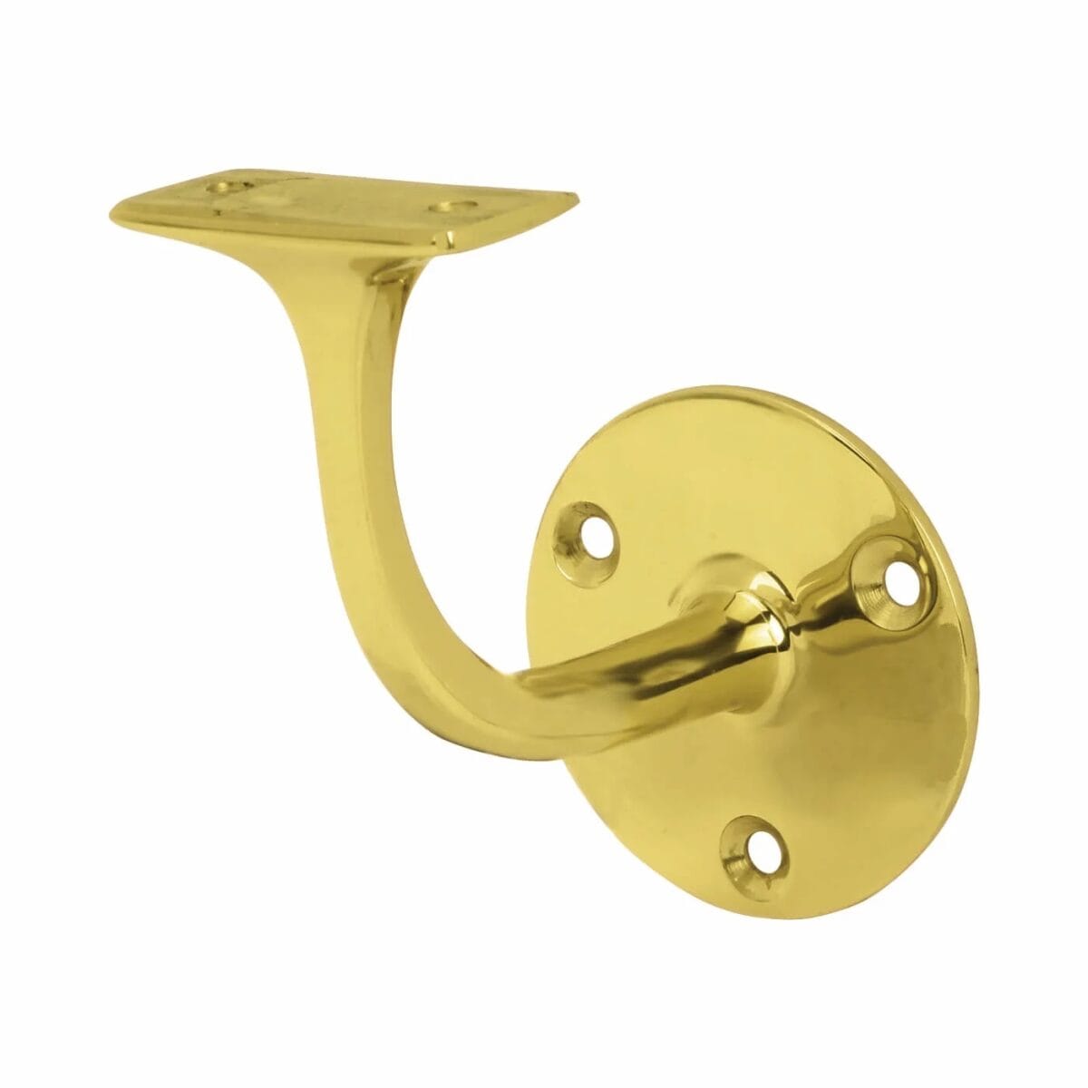 Polished Brass Handrail Bracket Stair Bits